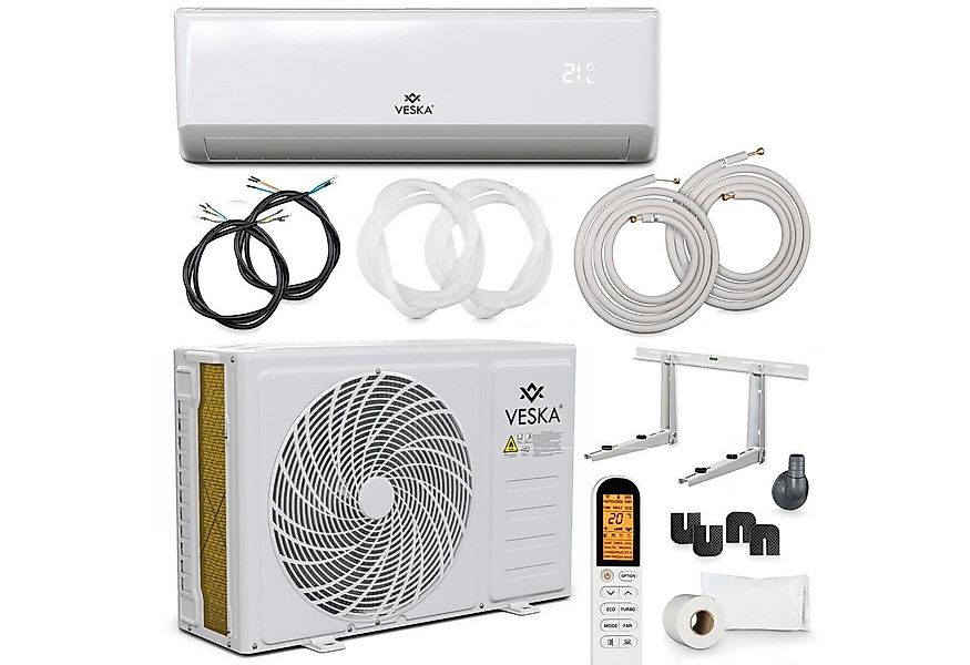 VESKA Split-Klimagerät Inverter Klimaanlage 12000 BTU - 3,5 KW - 2in1 Kühle günstig online kaufen