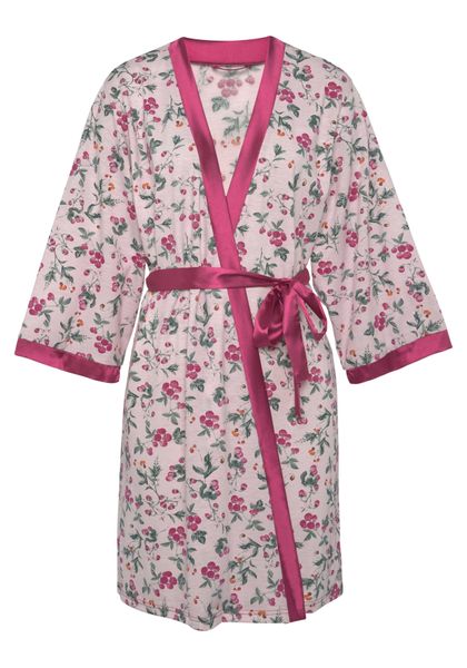 LASCANA Kimono, Kurzform, Single-Jersey, Kimono-Kragen, Gürtel günstig online kaufen