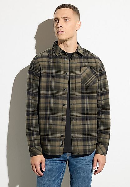 STREET ONE MEN Flanellhemd mit Brusttasche günstig online kaufen