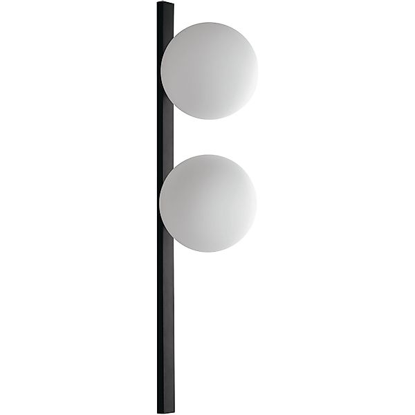 Eco-Light Wandleuchte Pluto 2-flammig Schwarz 60 cm x 14 cm x 16,5 cm günstig online kaufen