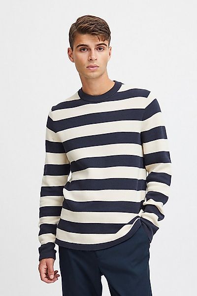 Casual Friday Strickpullover CFKarl striped crew neck knit Basic Strickpull günstig online kaufen