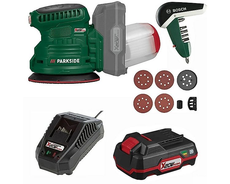 Parkside Akku-Exzenterschleifer Akku-Exzenterschleifer PAEXSG 20-Li 4 Schle günstig online kaufen