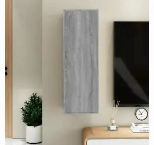 furnicato TV-Schrank Grau Sonoma 30,5x30x90 cm Holzwerkstoff günstig online kaufen