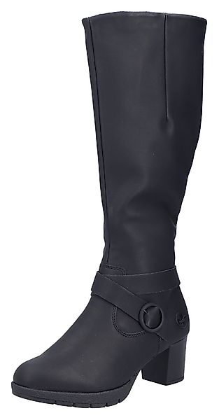 Rieker Stiefel Langschaftstiefel, Blockabsatz,mit Reißverschluss hinten-sch günstig online kaufen