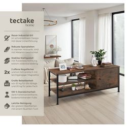 tectake Lowboard TV-Regal, Industrial Style günstig online kaufen