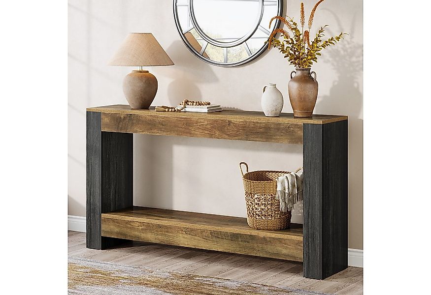 Tribesigns Konsolentisch 160 cm Langer Eingangsbereich, Sofatisch hinter de günstig online kaufen