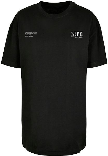 Merchcode T-Shirt "Merchcode Damen Ladies Life Boyfriend Tee", (1 tlg.) günstig online kaufen