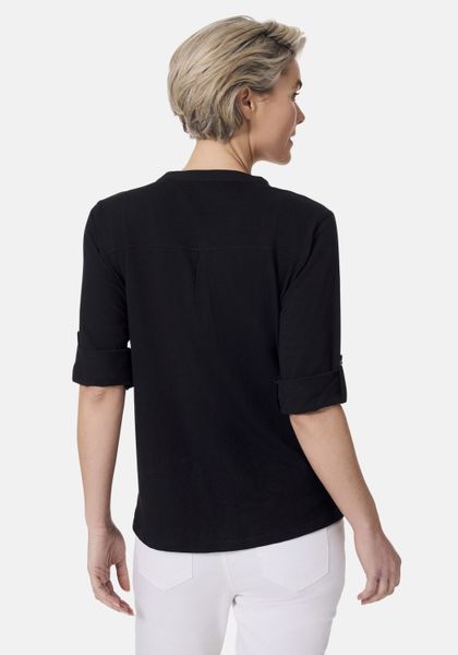 STOOKER WOMEN 3/4-Arm-Shirt "MARIE T-Shirt 3/4 - Arm" Regular Fit Slub Yarn günstig online kaufen