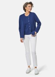 GOLDNER Strickjacke Kurzgröße: Kaschmirstrickjacke mit Rundhals günstig online kaufen
