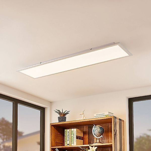 Lindby Smart LED-Deckenpanel Kjetil 120 x 30 cm Tuya RGB CCT günstig online kaufen