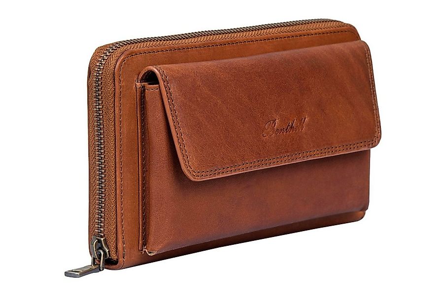 Benthill Geldbörse Damen XL Echt Leder Portemonnaie mit Handyfach RFID Hand günstig online kaufen
