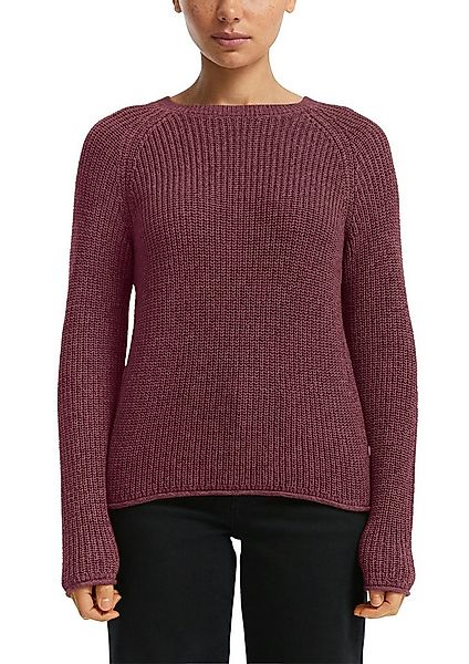 QS Strickpullover mit Strickmuster und Rundhalsausschnitt günstig online kaufen