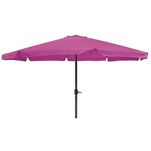Lex XXL Alu Sonnenschirm Ø 4 m Kurbelschirm Gartenschirm Marktschirm Krempe günstig online kaufen