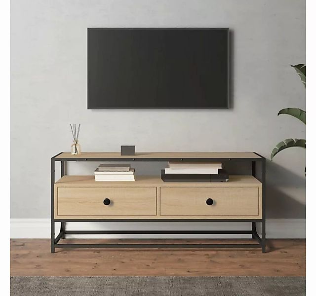 furnicato TV-Schrank Sonoma-Eiche 100x35x45 cm Holzwerkstoff günstig online kaufen