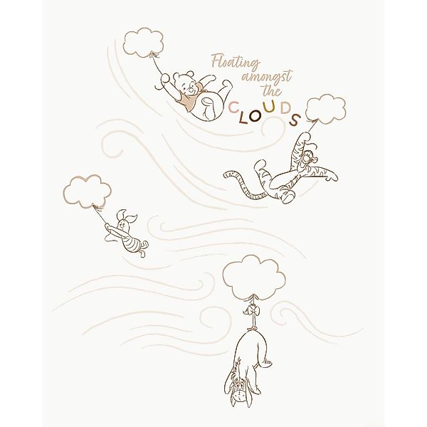 Komar Vlies Fototapete Disney Winnie The Pooh A Bluster Day Beige günstig online kaufen