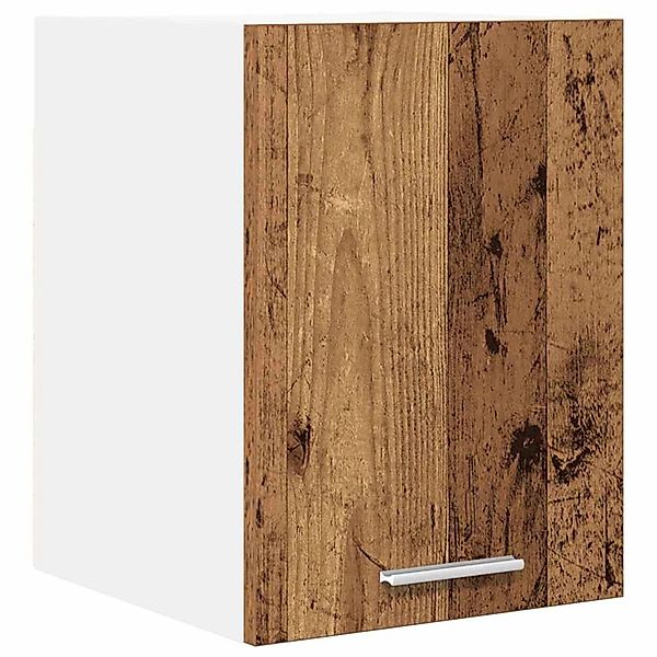 vidaXL Hängeschrank mit Tür Riga Altes Holz und Weiß 30 x 31 x 40 cm 884126 günstig online kaufen
