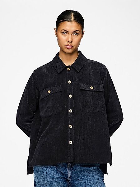 pieces Hemdbluse PCEFFI LS SHIRT WVN NOOS Materialmix, loose fit günstig online kaufen