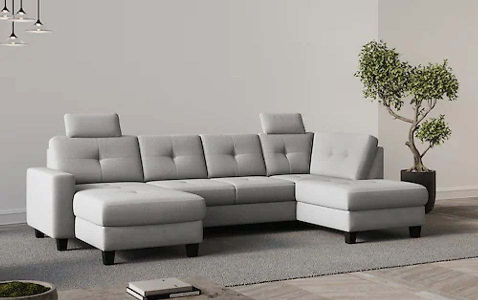 Places of Style Wohnlandschaft »Varese«, wahlweise mit Bettfunktion und Bet günstig online kaufen