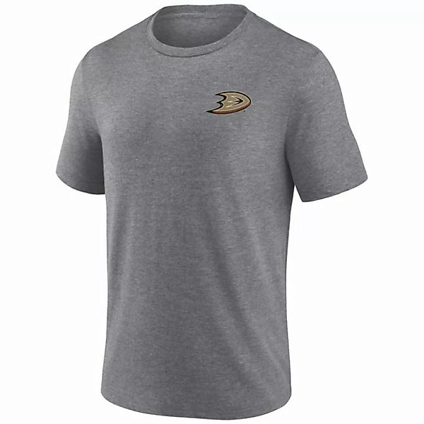 Fanatics Print-Shirt Anaheim Ducks TriBlend Backprint heather grey günstig online kaufen