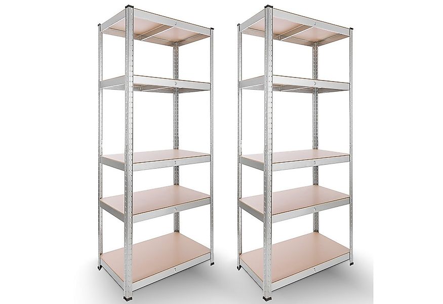 Arebos Schwerlastregal 180 x75x45 cm, 5 Böden, 875 kg Traglast, Steckregal, günstig online kaufen