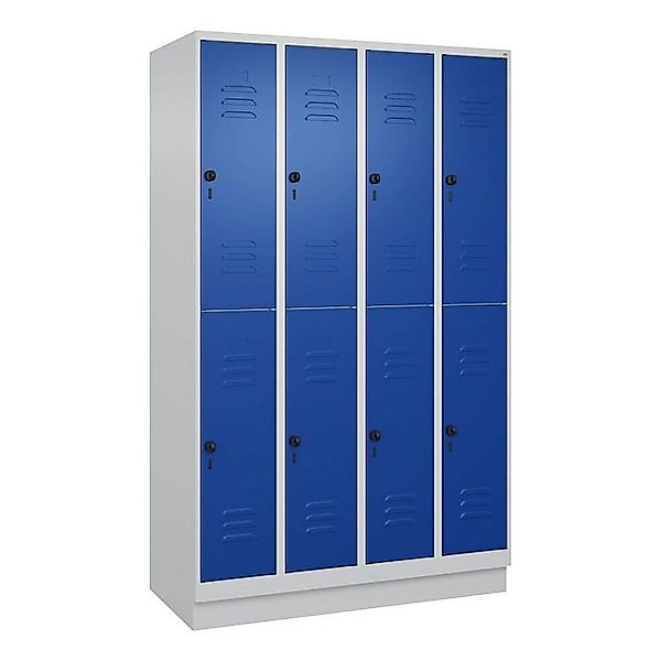 C+P Garderobenschrank Doppel-Garderobenschrank Classic Plus, Abteilbreite 3 günstig online kaufen