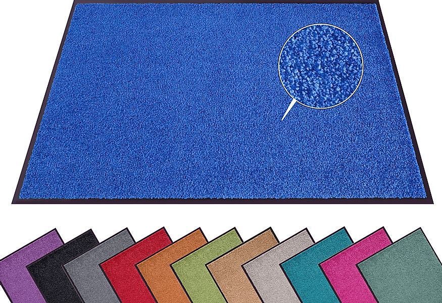 HANSE Home Fußmatte "Wash & Clean" rechteckig 7 mm Höhe Schmutzfangmatte, T günstig online kaufen