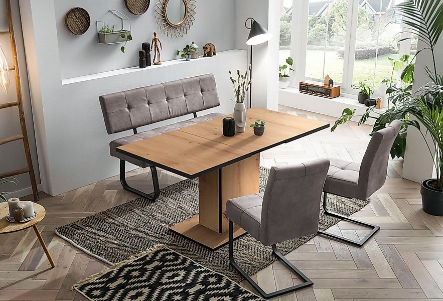 HELA Essgruppe Luise I G (Bank, Stühle, Tisch), (Set, 4-tlg), Komfortsitz m günstig online kaufen