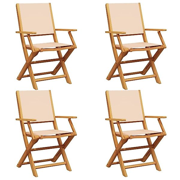 vidaXL Gartenstuhl Gartenstühle 4 Stk. Klappbar günstig online kaufen
