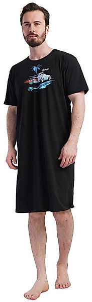 Vienetta Nachthemd Man (Packung, 1-tlg) Herren Schlafanzug Schlafshirt Nach günstig online kaufen
