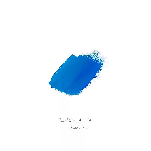Paper Collective - Le Bleu II Kunstdruck 30x40cm - weiß, grau, blau/BxH 30x günstig online kaufen