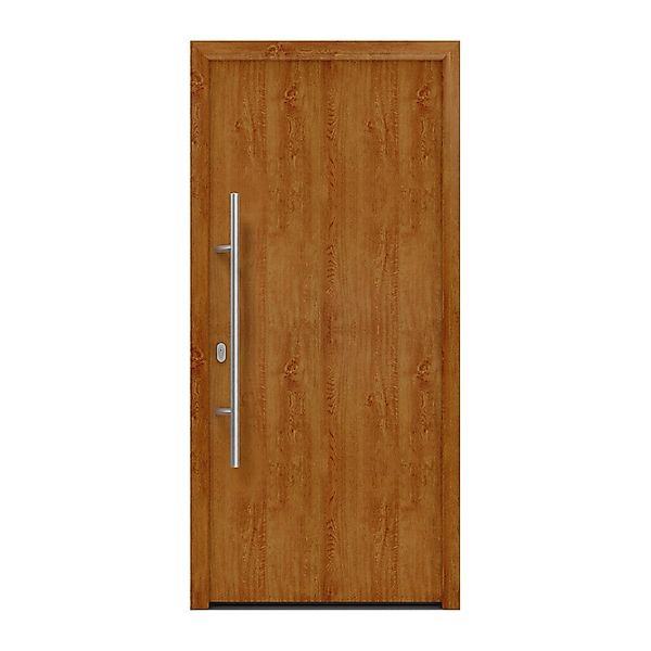 EcoStar Haustür Isopro IP 010 Golden Oak 110 cm cm x 210 cm DIN L günstig online kaufen