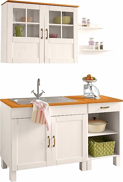 Home affaire Pantryküche "Alby" Breite 150 cm, in 2 Tiefen, ohne E-Geräte günstig online kaufen