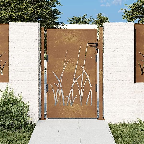 vidaXL Gartentor, Gartentor 105x155 cm Cortenstahl günstig online kaufen