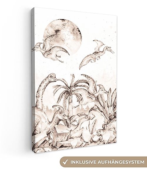 OneMillionCanvasses® Leinwandbild Dino - Kinder - günstig online kaufen