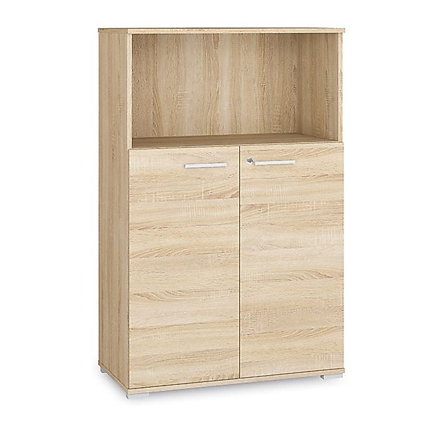 Lomadox Aktenschrank ORLEANS-131 Büro Schrank mit Fach Türen abschließbar E günstig online kaufen