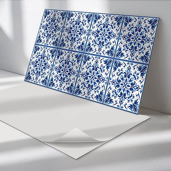 Tulup Spritzschutz Küchenrückwand Blumenmuster in Symmetrie günstig online kaufen