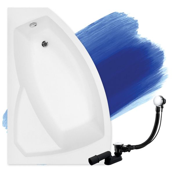 KOLMAN Badewanne Eckbadewanne Rima 160x100, (Links/Rechts), günstig online kaufen
