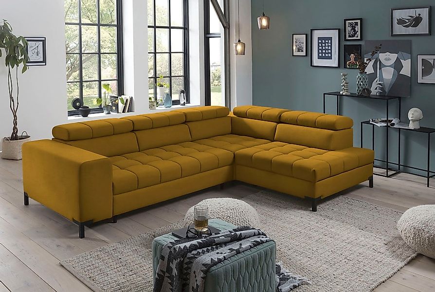 exxpo - sofa fashion Ecksofa "Bocco, hochwertige Verarbeitung, toller Sitzk günstig online kaufen