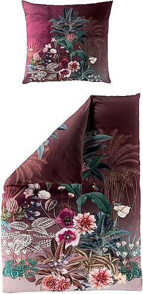 BIERBAUM Bettwäsche "5283" 2 Stk. tlg. Mako-Satin, 100 % Baumwolle, pflegel günstig online kaufen