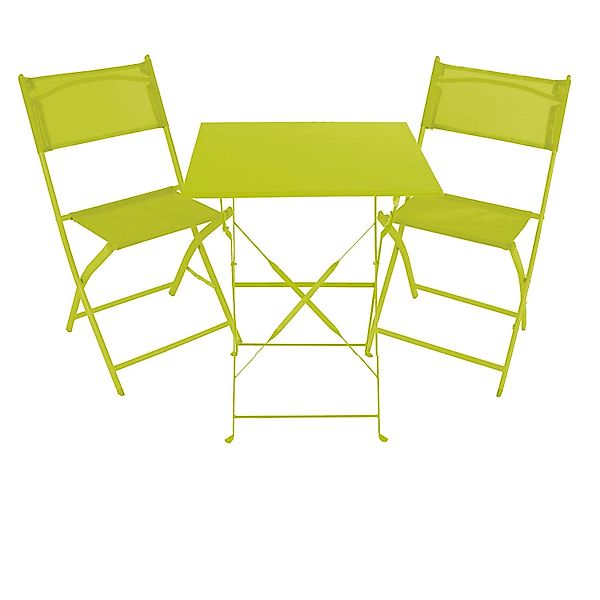 Mojawo 3er Set Outdoormöbel Balkonmöbel Set Bistroset Balkonmöbelset KLAPPB günstig online kaufen