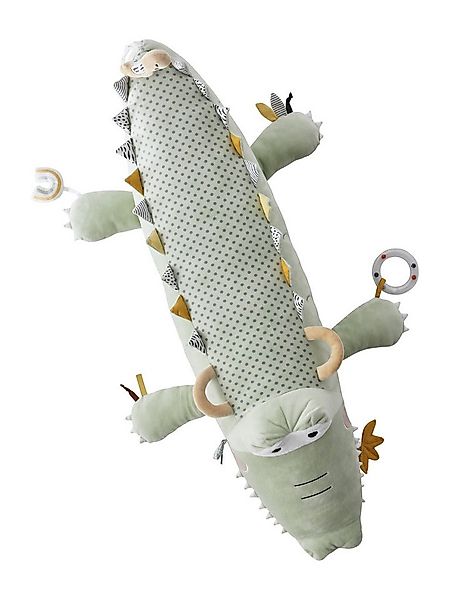 vertbaudet Schmusetuch Großes Plüschtier Activity-Krokodil DSCHUNGEL günstig online kaufen