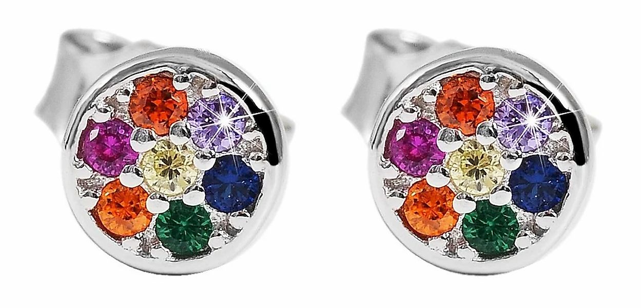 Adelia´s Paar Ohrhänger "Damen Ohrringe – Ohrstecker aus 925 Silber mit Zir günstig online kaufen