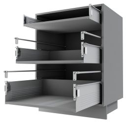 Feldmann-Wohnen Unterschrank Kvantum (Schubladen mit Teilauszug, günstig online kaufen