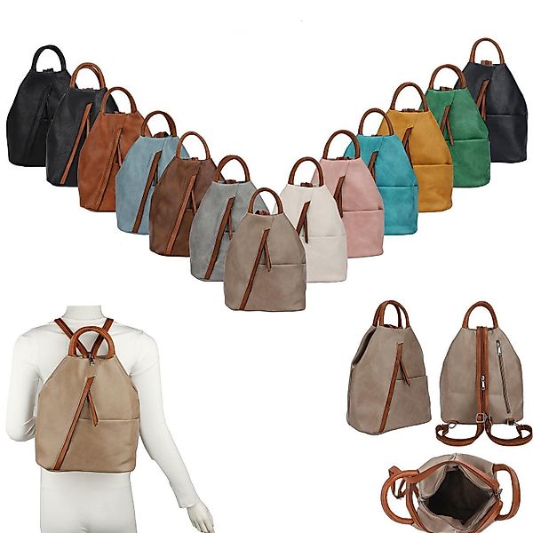 ITALYSHOP24 Rucksack Damen City- TagesRucksack Daypack günstig online kaufen