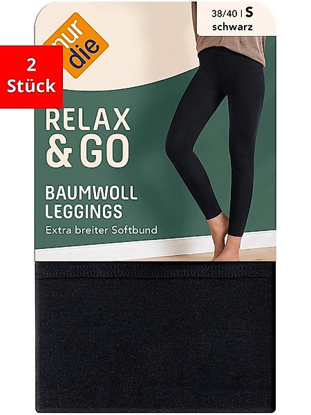 Nur Die Leggings aus Baumwolle (2-tlg) günstig online kaufen