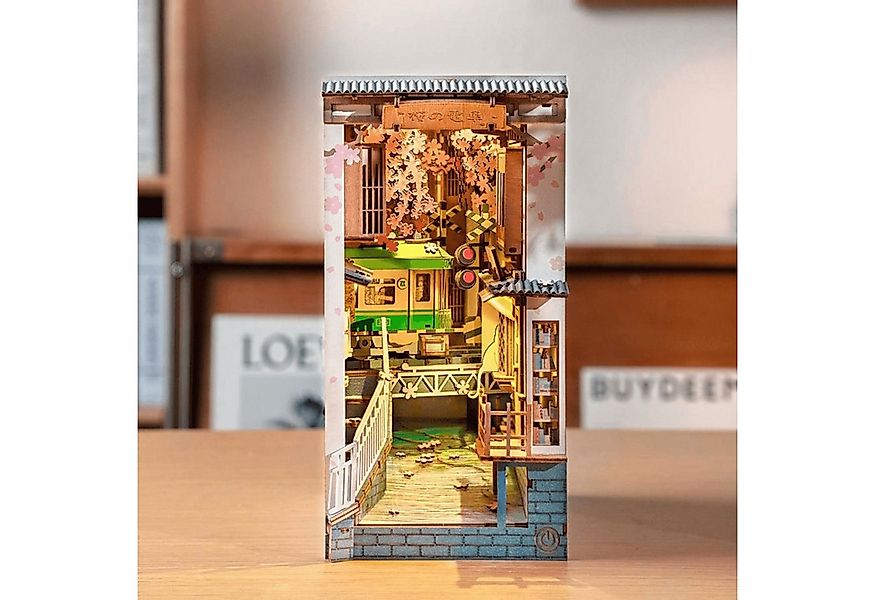 Robotime Buchstütze Robotime Sakura Densya, Rolife Diorama günstig online kaufen