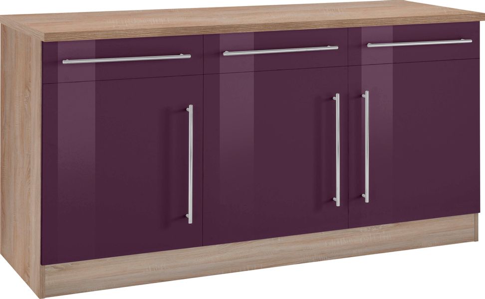 KOCHSTATION Unterschrank "KS-Samos" Breite 150 cm günstig online kaufen
