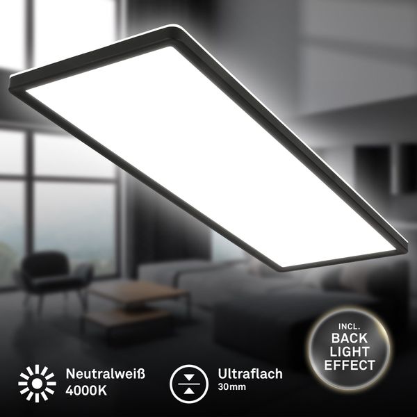 Briloner Leuchten LED Deckenleuchte Deckenlampe Panel günstig online kaufen