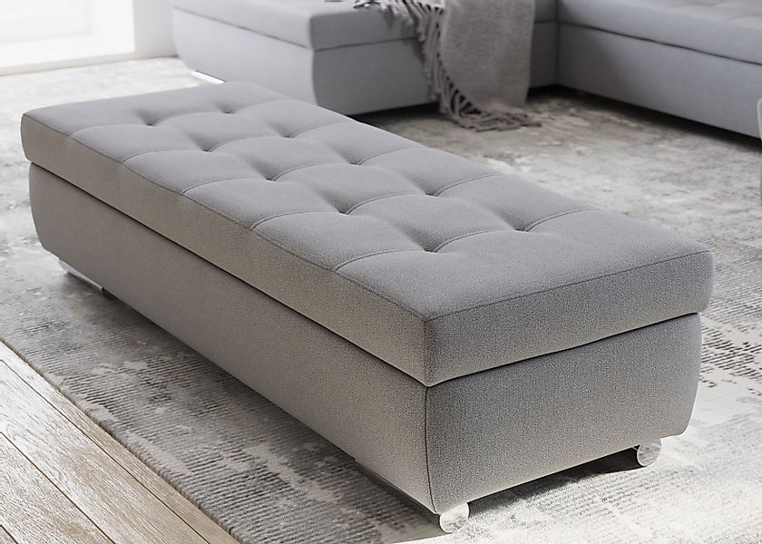 DOMO collection Hocker »Treviso XXL: B/T/H: 161/60/41 cm« mit Stauraum, auc günstig online kaufen