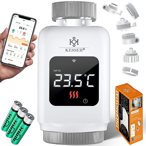 KESSER Heizkörperthermostat, Heizungsregler Smart Home Heizungssteuerung günstig online kaufen